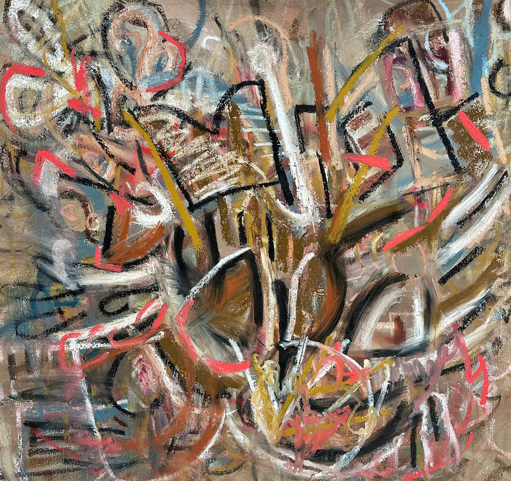 Organic Movements Abstract Oil Painting