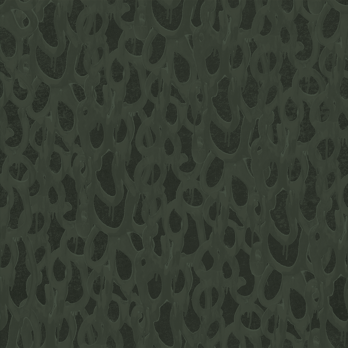 green wallpaper dark green evergreen brown wallpaper pattern wallpaper original wallpaper tan wallpaper angela simeone wallpaper original art nashville artist  Edit alt text