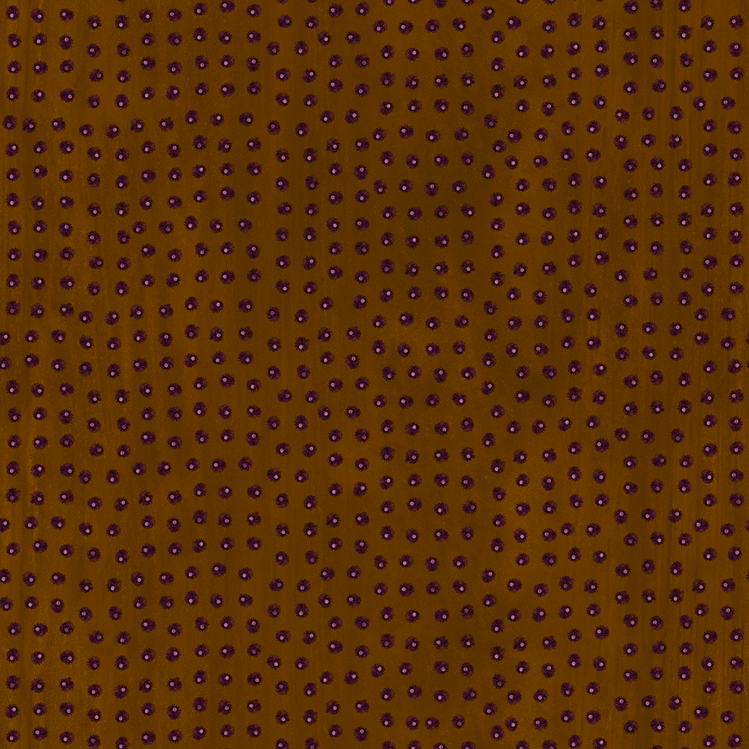 Lavish Gingerbread Violet Wallpaper