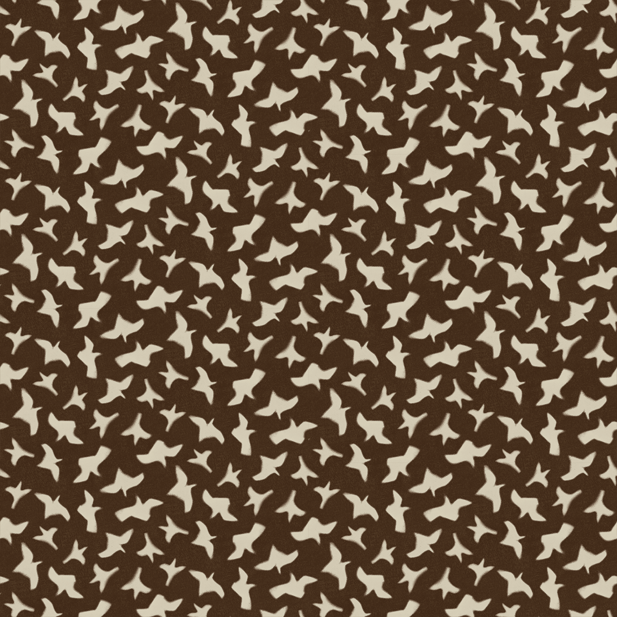 Liberty Warm brown and ecru wallpaper  vinyl wallpaper luxury wallpaper brown wallpaper Angela Simeone nashville artist interiors interior design interior designer 