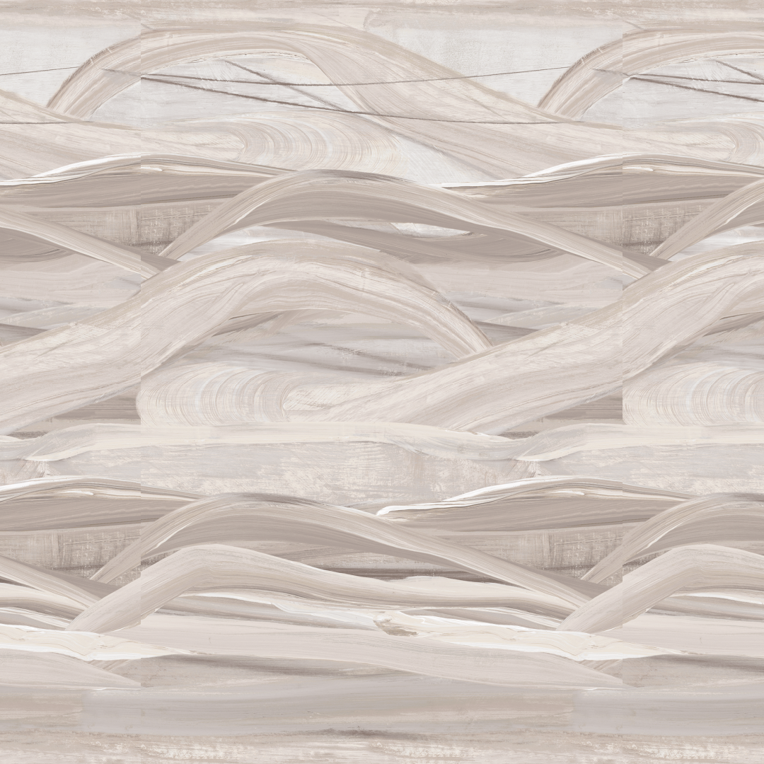 Undulating Grey Taupe wallpaper vinyl wallpaper by Nashville artist Angela Simeone Grey wallpapers Beige Wallpaper interior interiors interior design