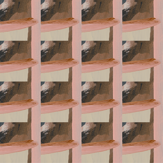trad weave wallpaper pattern custom wallpaper luxury wallpaper pink wallpapers checkered wallpaper check wallpaper pattern Angela Simeone artist nashville traditional wallpaper preppy wallpaper