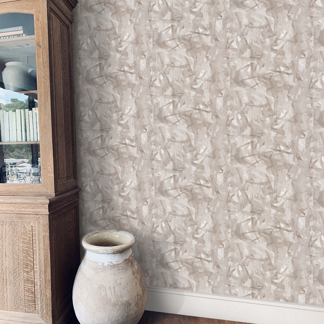 Off white wallpaper cream wallpaper white wallpaper tan wallpaper light wallpaper textured wallpaper organic wallpaper ivory wallpaper nashville artist Angela Simeone interiors interior design interior designer