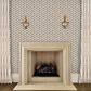 Storied Wallpaper Perfect Tan Small Scale Wallpaper Geometric wallpaper neutral wallpaper check wallpaper by nashville artist Angela Simeone artist nashville