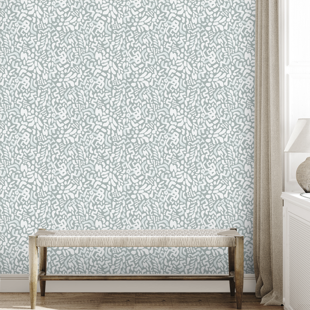 Atelier Light Blue Wallpaper