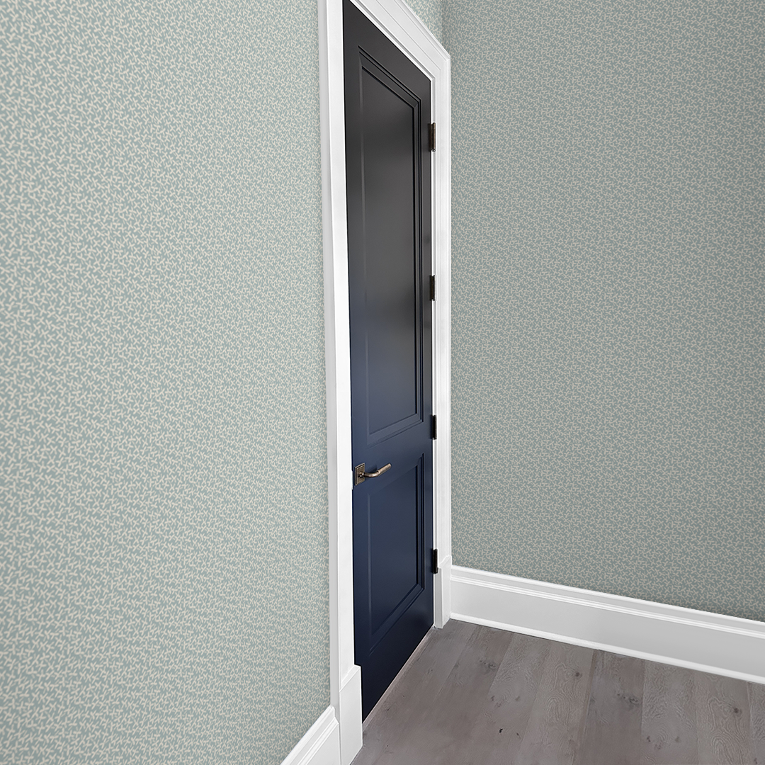 Freesia Light Blue Wallpaper