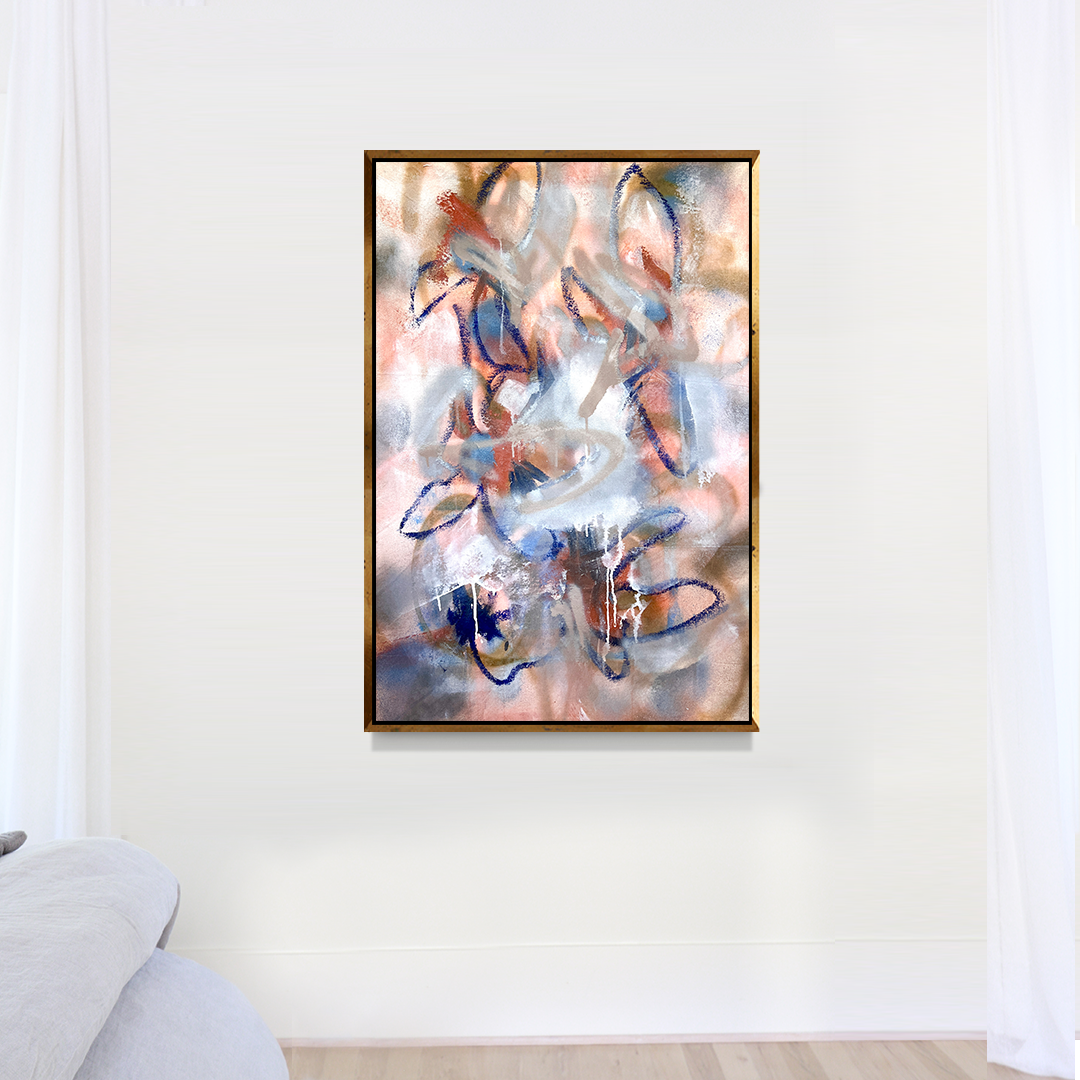 Angela Simeone abstract art painting artist Nashville interiors interior design designer wallpaper wallpapers nashville artist art scandinavian bohemian traditional transitional contemporary modern design interiors