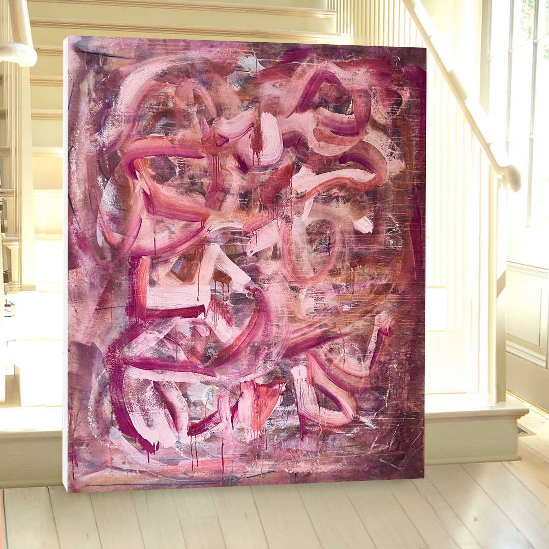 Angela Simeone abstract art painting artist Nashville interiors interior design designer wallpaper wallpapers nashville artist art scandinavian bohemian traditional transitional contemporary modern design interiors