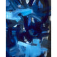 Blue abstract painting on canvas nashville artist angela simeone