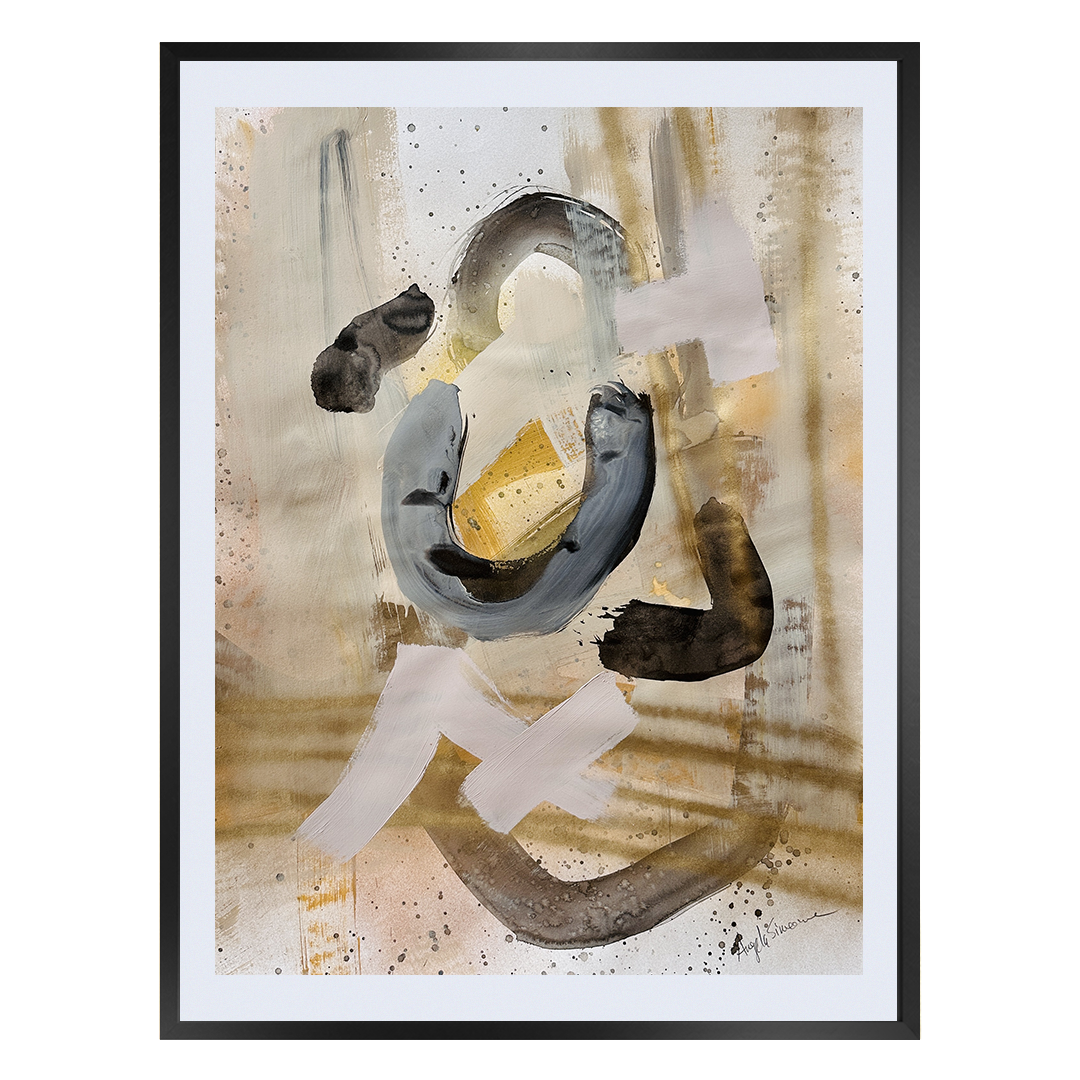 Angela Simeone nashville artist abstract art painting artist Nashville interiors interior design designer paper painting watercolor paper nashville artist art original art frameable art paper paintings