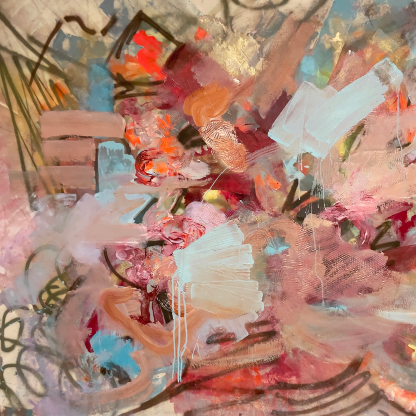 Angela Simeone abstract art painting artist Nashville interiors interior design designer wallpaper wallpapers nashville artist art scandinavian bohemian traditional transitional contemporary modern design interiors