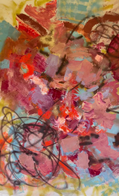 Angela Simeone artist nashville contemporary art abstract painter interiors interior design