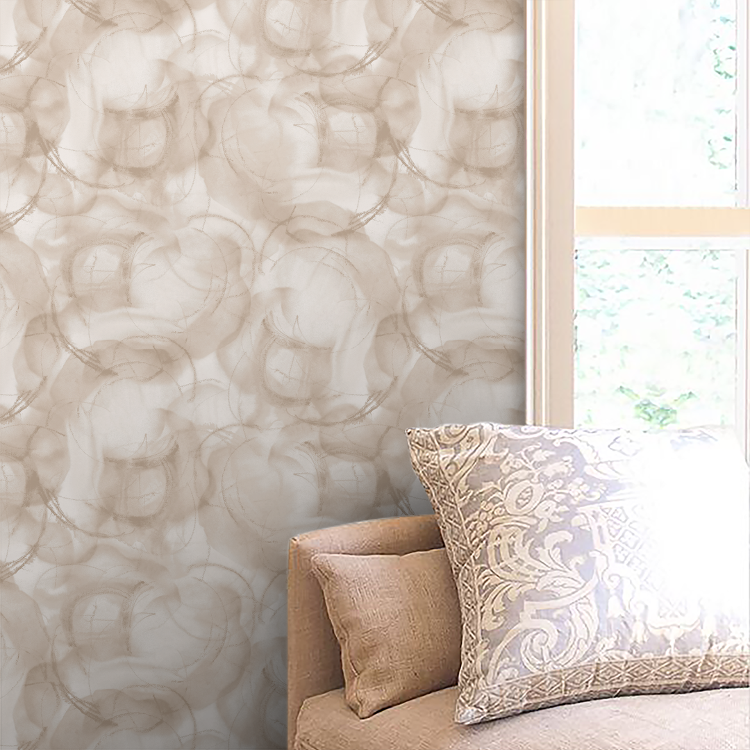 Seabrook Hollywood Palm Brown Wallpaper | DecoratorsBest